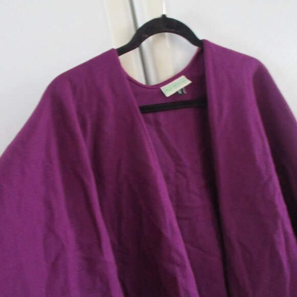 vintage  jimmy hourihan Ireland wool cashmere wrap stole magenta purple - Picture 2 of 3